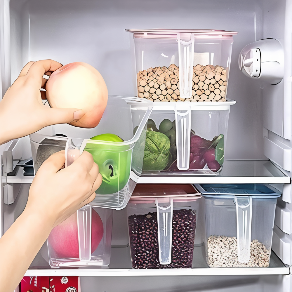 CrispKart's Unbreakable Kitchen Storage Basket (Pack of 6)