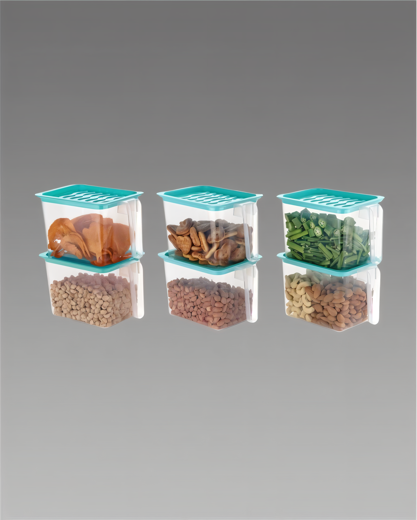 CrispKart's Unbreakable Kitchen Storage Basket (Pack of 6)
